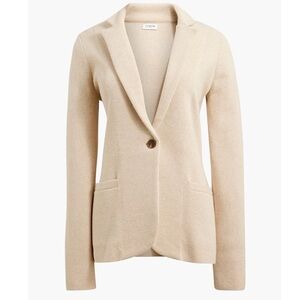 J Crew Factory Schoolboy sweater blazer - Heather Light Khaki - XS